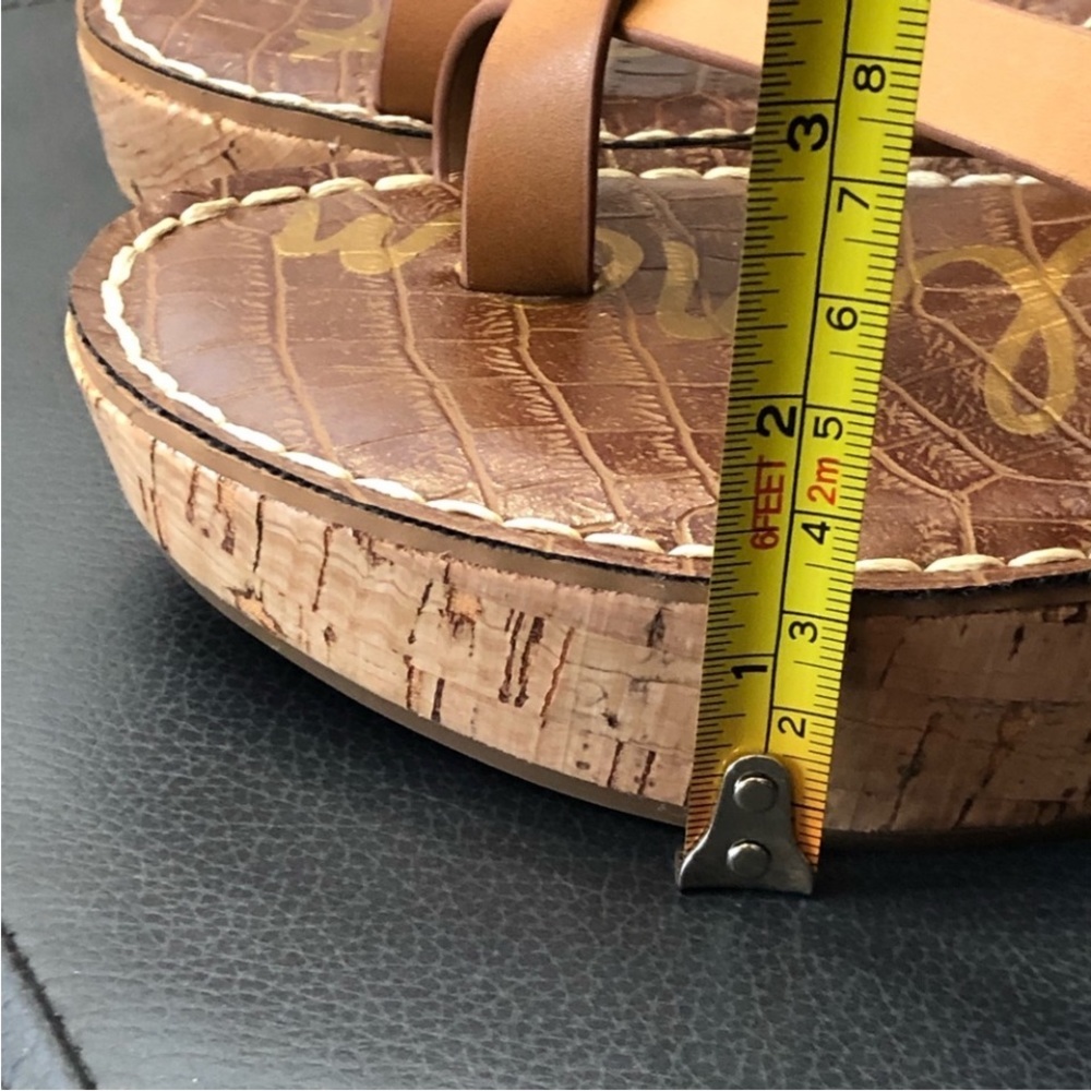 Sam Edelman Cork Platform Sandals - Picture 7 of 7